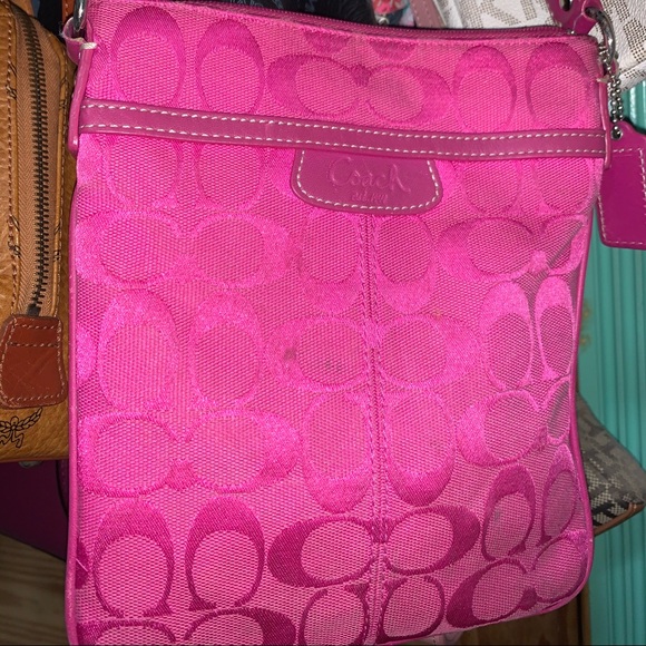 Coach Handbags - Coach Hot Pink Crossbody Bag Coach Handbags - Coach Hot Pink Crossbody Bag